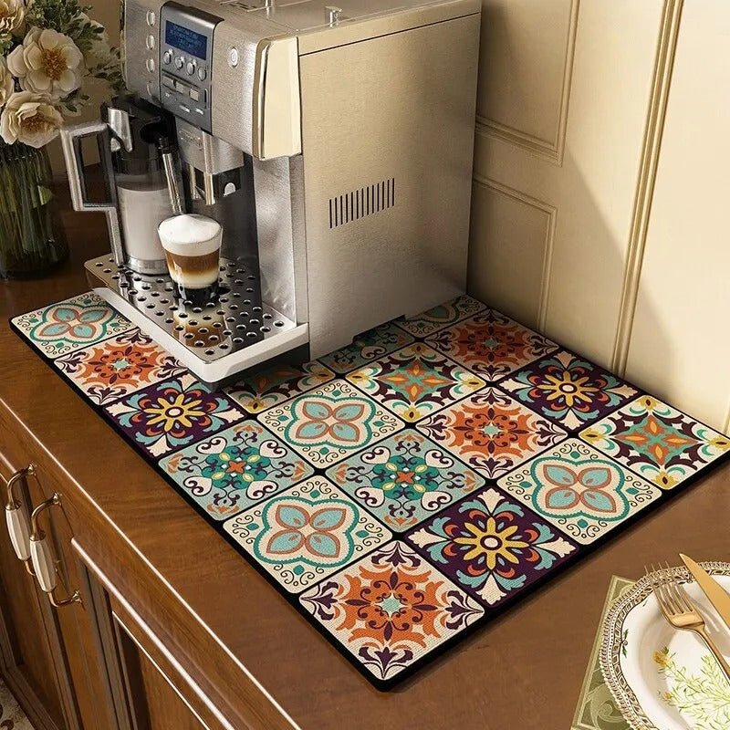 Floral™ | TAPIS CUISINE Multi-couleur - CUISINESSAINE
