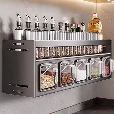 Étagère à Épices Extensible | KitchenOrganizer - CUISINESSAINE