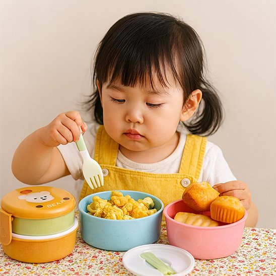 Lunch box enfant à compartiments | Animalia - CUISINESSAINE