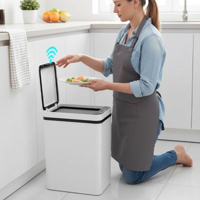 Poubelle de cuisine | Design Pratique