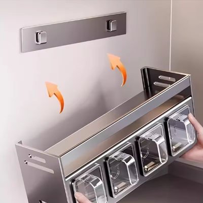 Étagère à Épices Extensible | KitchenOrganizer - CUISINESSAINE