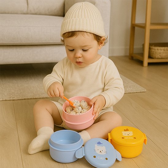 Lunch box enfant à compartiments | Animalia - CUISINESSAINE